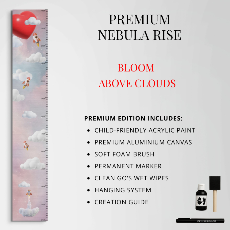 Up We Grow Premium Nebula Rise Dibond DIY wall art kit