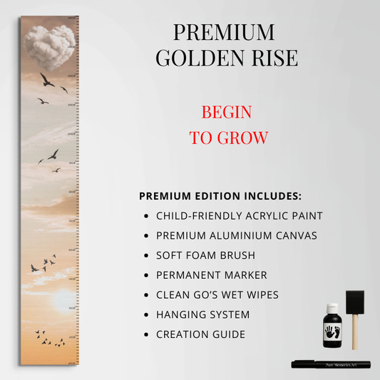 Up We Grow Premium Golden Rise Dibond DIY wall art kit