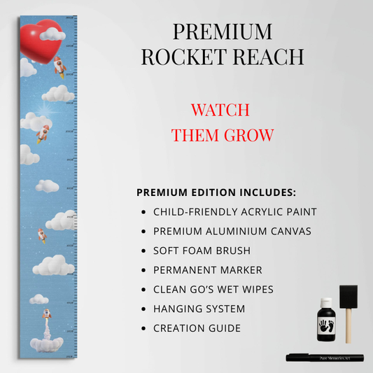 Up We Grow Premium Rocket Reach Dibond DIY wall art kit
