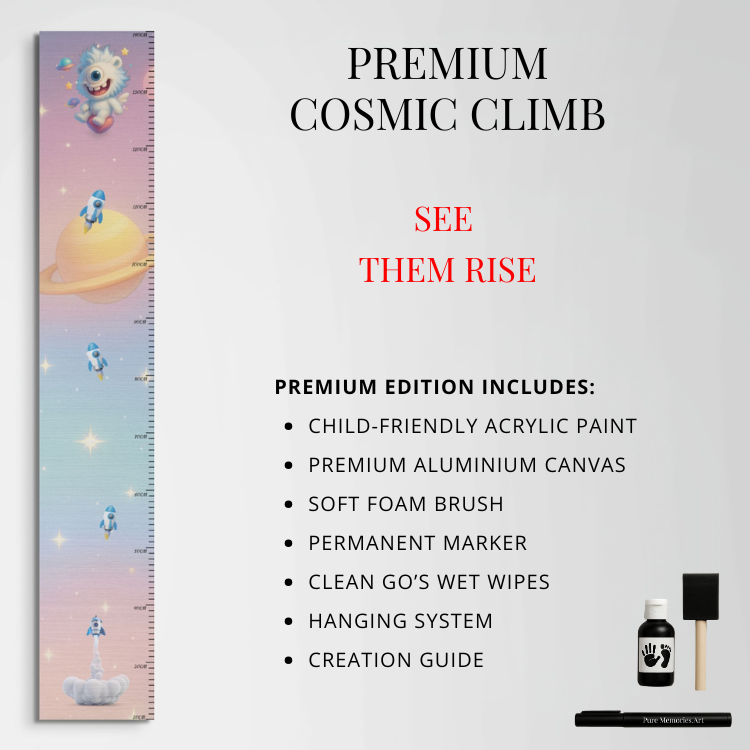 Up We Grow Premium Cosmic Climb Dibond DIY wall art kit