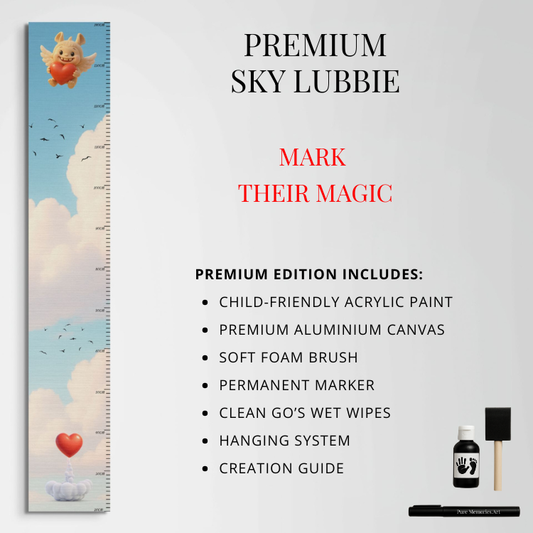 Up We Grow Premium Sky Lubbie Dibond DIY wall art kit