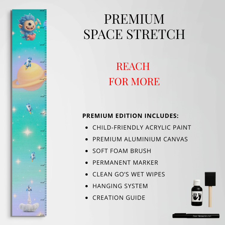 Up We Grow Premium Space Stretch Dibond DIY wall art kit