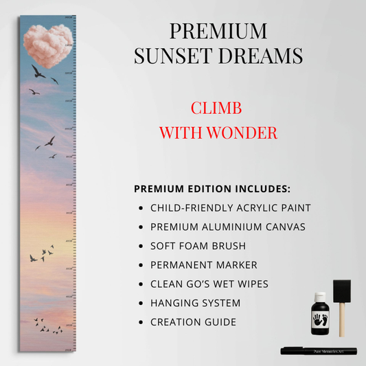 Up We Grow Premium Sunset Dreams Dibond DIY wall art kit