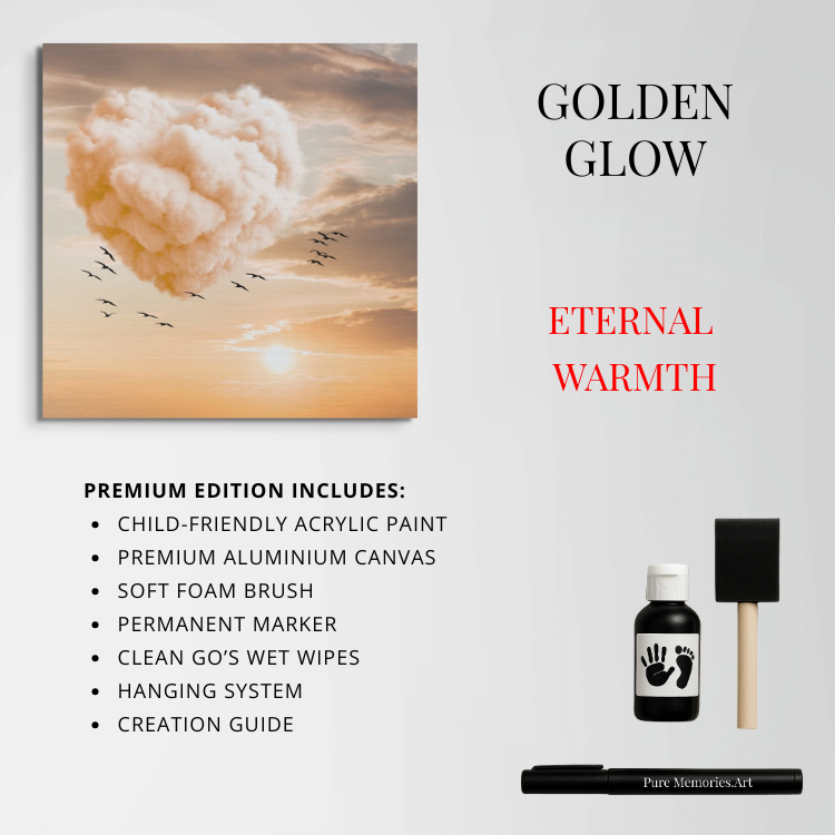 Memory Edition Golden Glow Dibond keepsake wall art