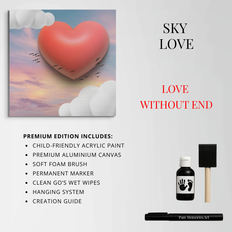 Memory Edition Sky Love Dibond keepsake wall art
